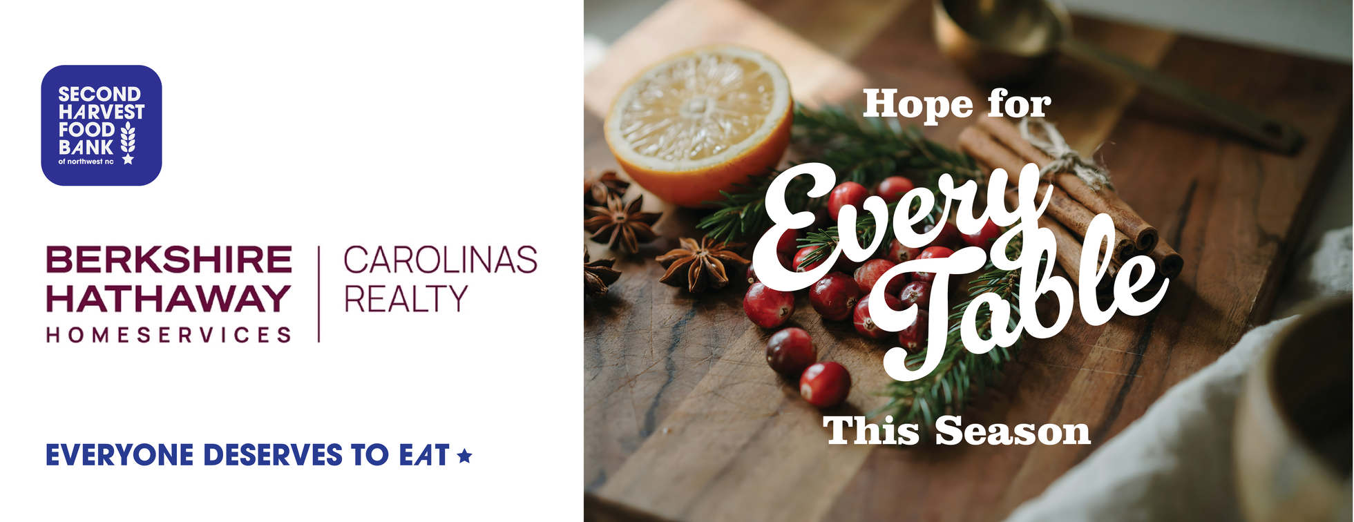 Berkshire Hathaway HomeServices Carolinas Virtual Food Drive 2026